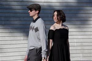 Students pose